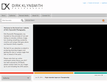 Tablet Screenshot of dirkklynsmithphotography.com